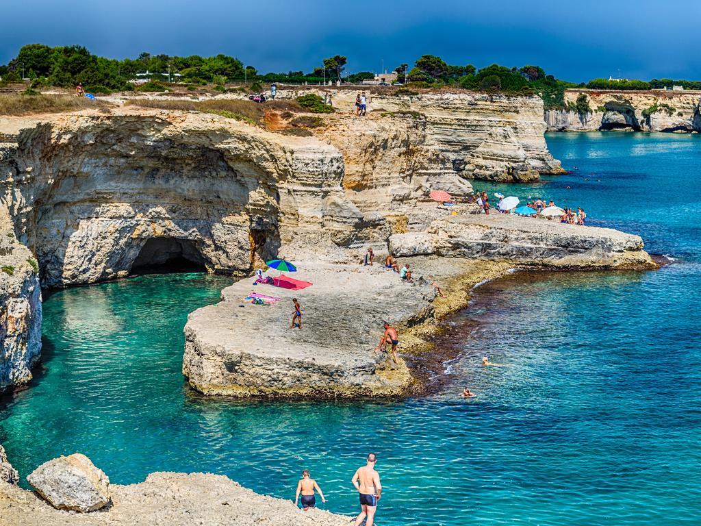 Luxury Beach Villa Puglia Italy Pulsano Buitenkant foto